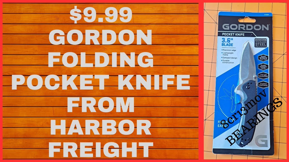 Incredible Deal: Gordon Knife Available for $9.99 at Harbor Freight - Perfect for Everyday Carry (EDC) on a Budget! edcfinds.com/incredible-dea… #usnstagram #edccooperative #paracord #bushcraft #edcpocketdump