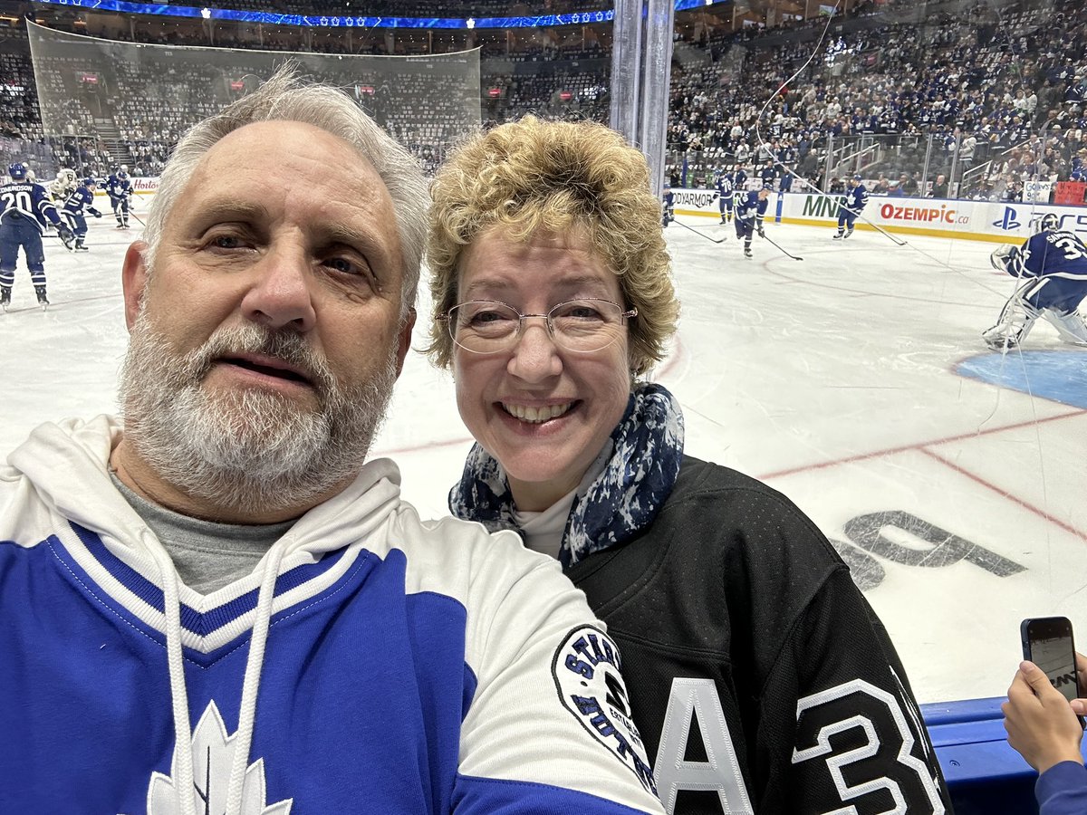 JimModesto's tweet image. #LeafsForever 
Jim &amp;amp; Bobbie