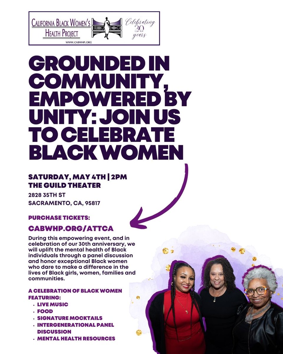 There’s so much in store for Women Who Dared: A Time to Care Affair, an event honoring Black women, including conversations about mental wellness across generations, food, live entertainment, music & more! There are limited tickets available, get yours: bit.ly/ATTCATickets