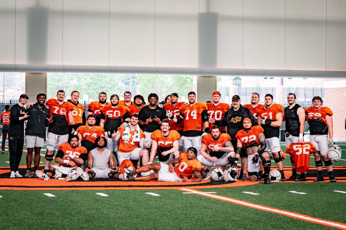 Another Great Spring in the books! These guys know how to work hard and Grind! Love their Discipline & Toughness! So fired up about this group & can’t wait for the 2024 season! #GoPokes #WarPigs 🤠