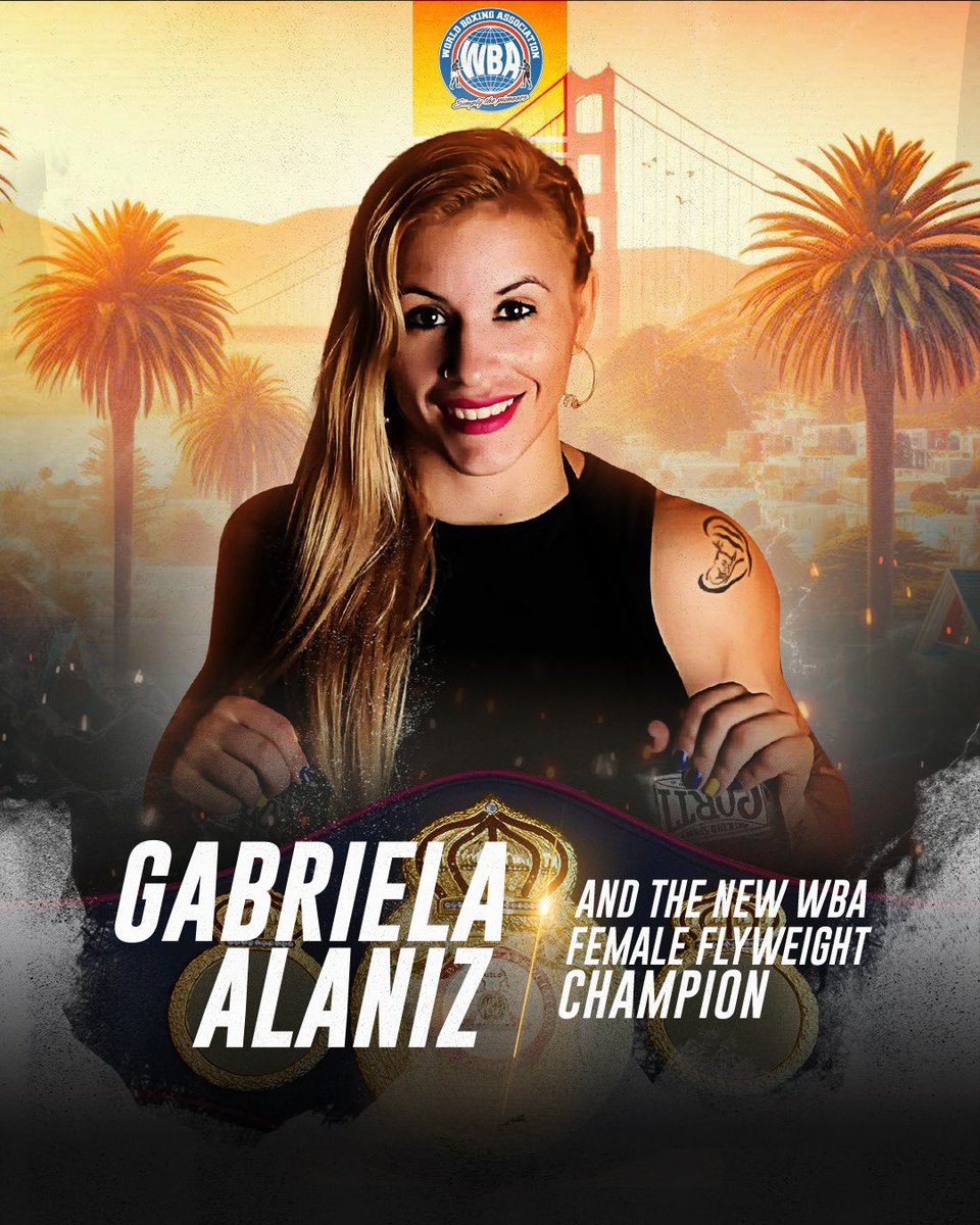 Gabriela Alaniz beats Marlen Esparza by SD in Fresno 🔥 #AndTheNew WBA Flyweight Champion #Boxing #Boxeo #WBA #WBABoxing