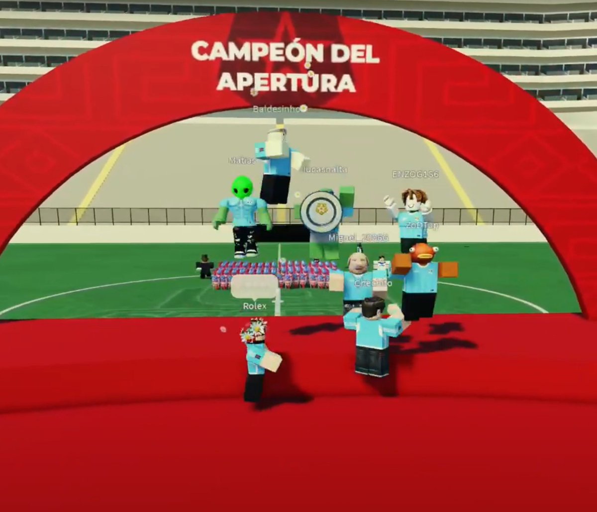 ¡FELICIDADES SPORTING CRISTAL!

CRISTAL SON LOS CAMPEONES DEL APERTURA 

@ClubSCristal  #SportingCristal #Cristal #Roblox #Liga1Roblox