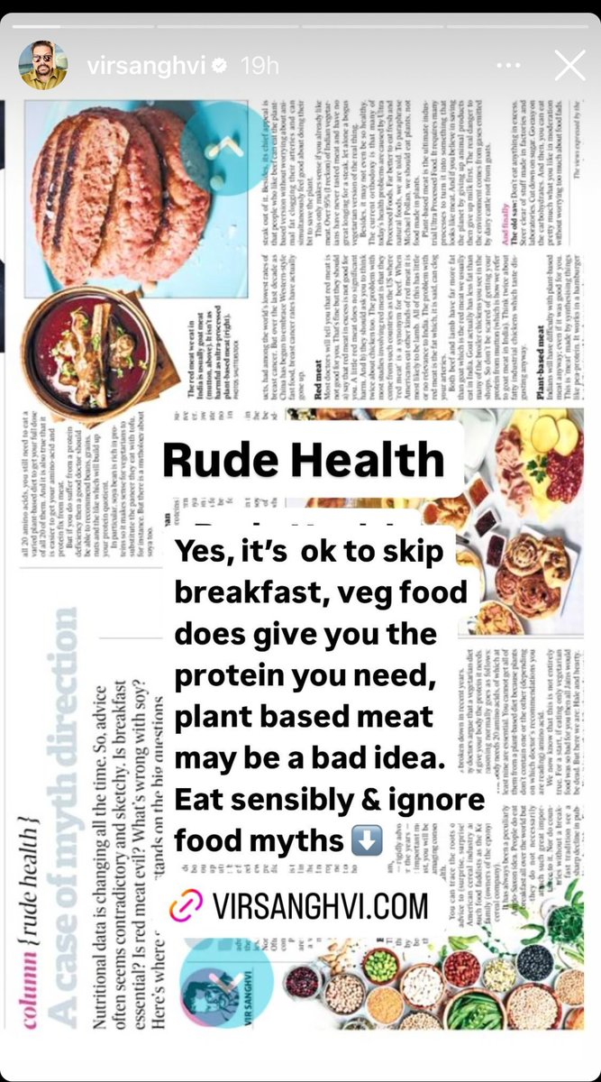 @virsanghvi such a sensible article on food habits. Sensible is the key ! virsanghvi.com/Article-Detail…