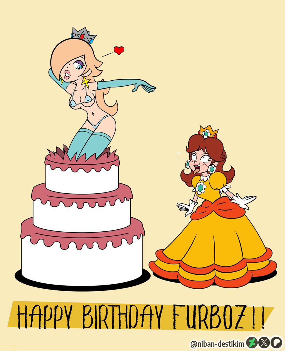 To my friend and partner in crime! Happy Birthday, @Furboz ! 🥳

#Rosalina #PrincessDaisy