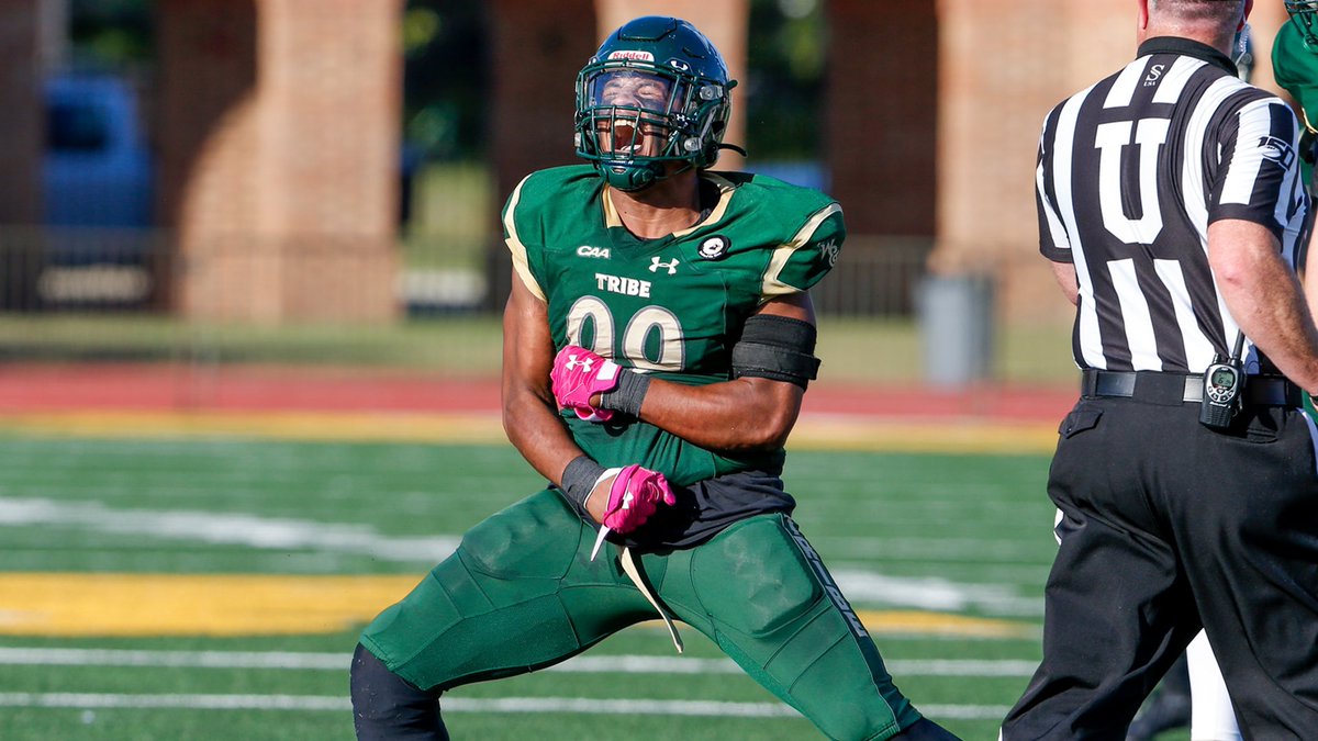 Nate Lynn (William & Mary; EDGE) is reportedly signing with the Detroit Lions as an UDFA