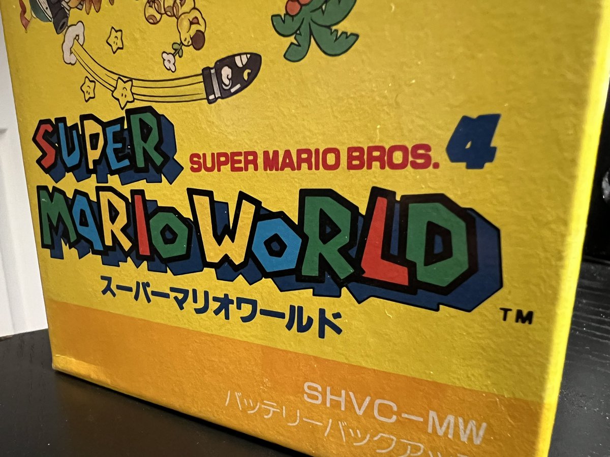 Just a tweet appreciating the Super Mario Bros. 4 logo. The more you stare at it, the more it just doesn’t seem real. Kinda hate that Nintendo dropped this subtitle.