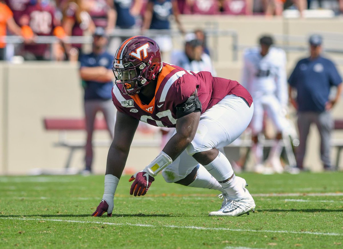 Virginia Tech standout defense linemen Mario Kendricks got invited to Kansas City #Chiefs rookie mini camp, his agent @HaasLawPLLC tells @_MLFootball.