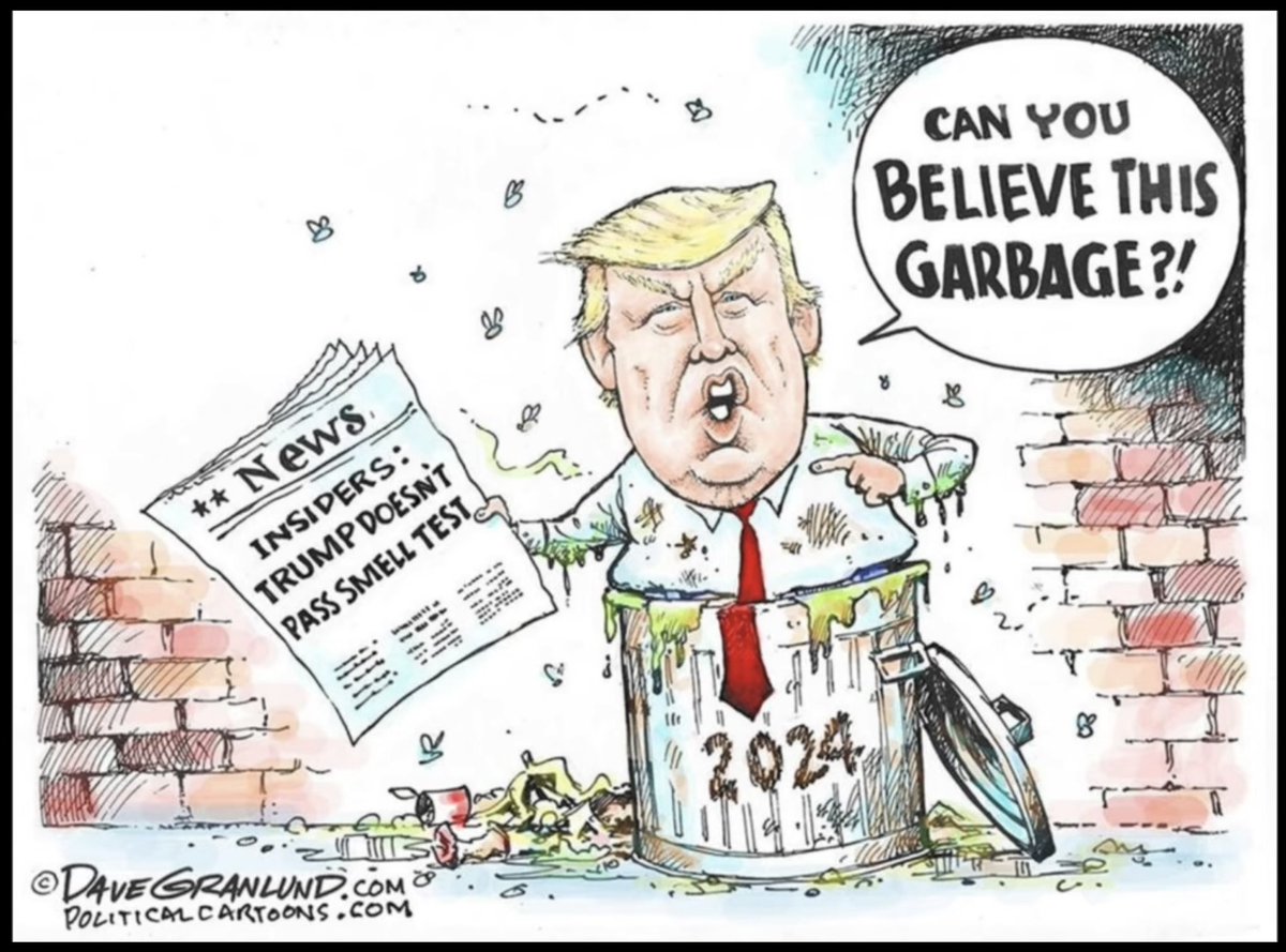 New polling shows 82% of Americans believe Donald Trump will be convicted of a felony before the November election. The vast majority of Americans know Trump is a criminal. It's time to take out the trash...