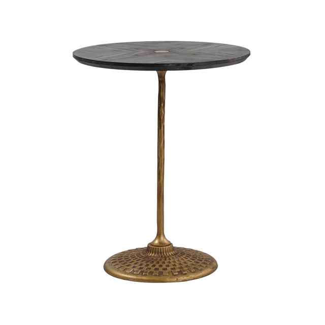 #AllenhurstBistroTable #ModernDesign #BlackMarbleTop #HandHammeredIronPedestal #GoldFinish #LuxuriousStyle #SophisticatedElegance #DiningFurniture #EntertainingSpace #StatementPiece #GlamorousDesign #CompactSize #FunctionalAndStylish #InteriorDecor #HomeFurnishings