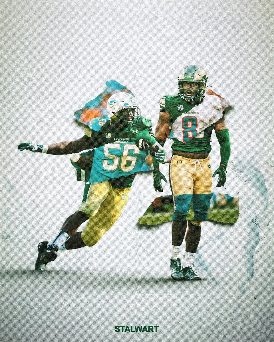 𝐒𝐡𝐚𝐪 🤝 𝐌𝐨 Two 𝐬𝐭𝐚𝐥𝐰𝐚𝐫𝐭 Rams now @MiamiDolphins❗ #NextLevelRams x #GoFins