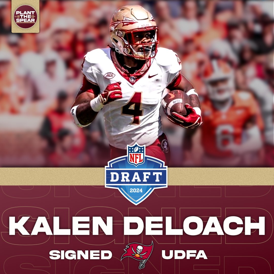 Kalen Deloach will stay in the sunshine state and sign with Tampa Bay‼️The Bucs are getting a huge steal by grabbing a great player like Kalen as an UDFA. Excited to follow his journey in the league!! Congrats 👏 #NFLNoles