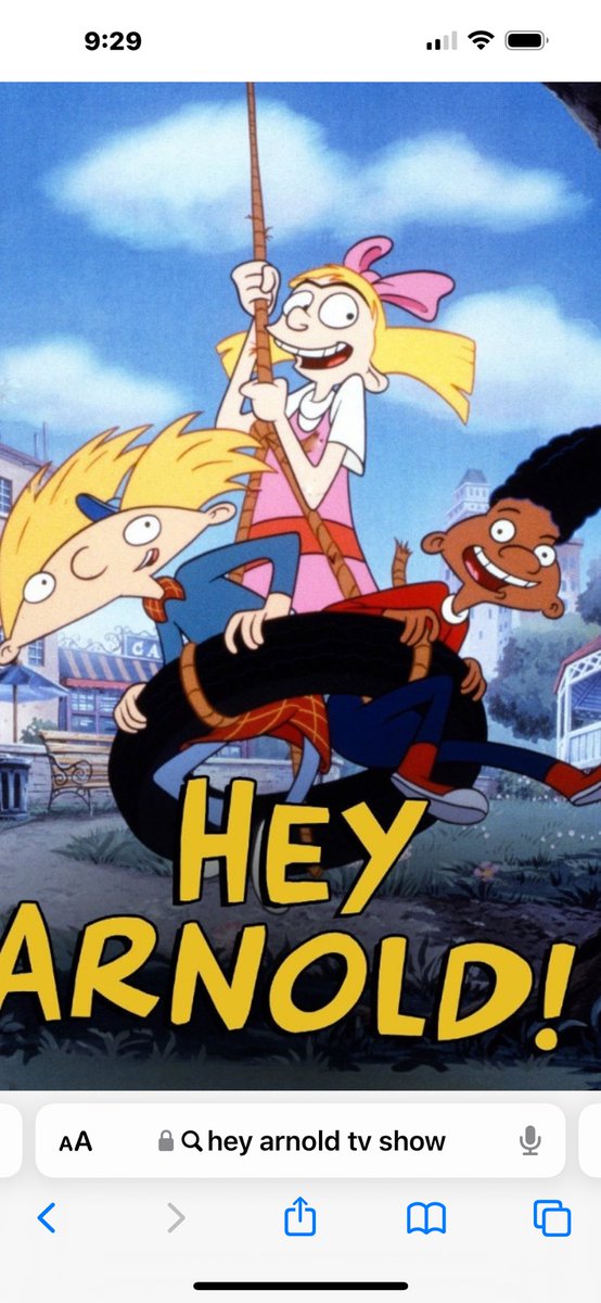 Watching Hey Arnold on Hulu!!!! I used to love this show!!!! #HeyArnold