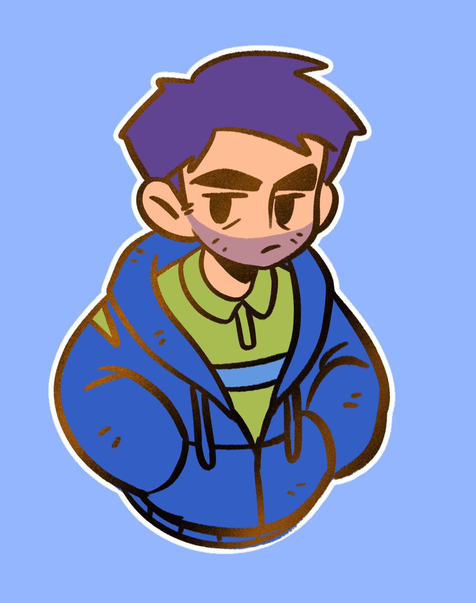 What if he was a little enamel pin and I could put him on my backpack or something😔

#StardewValley #StardewValleyfanart