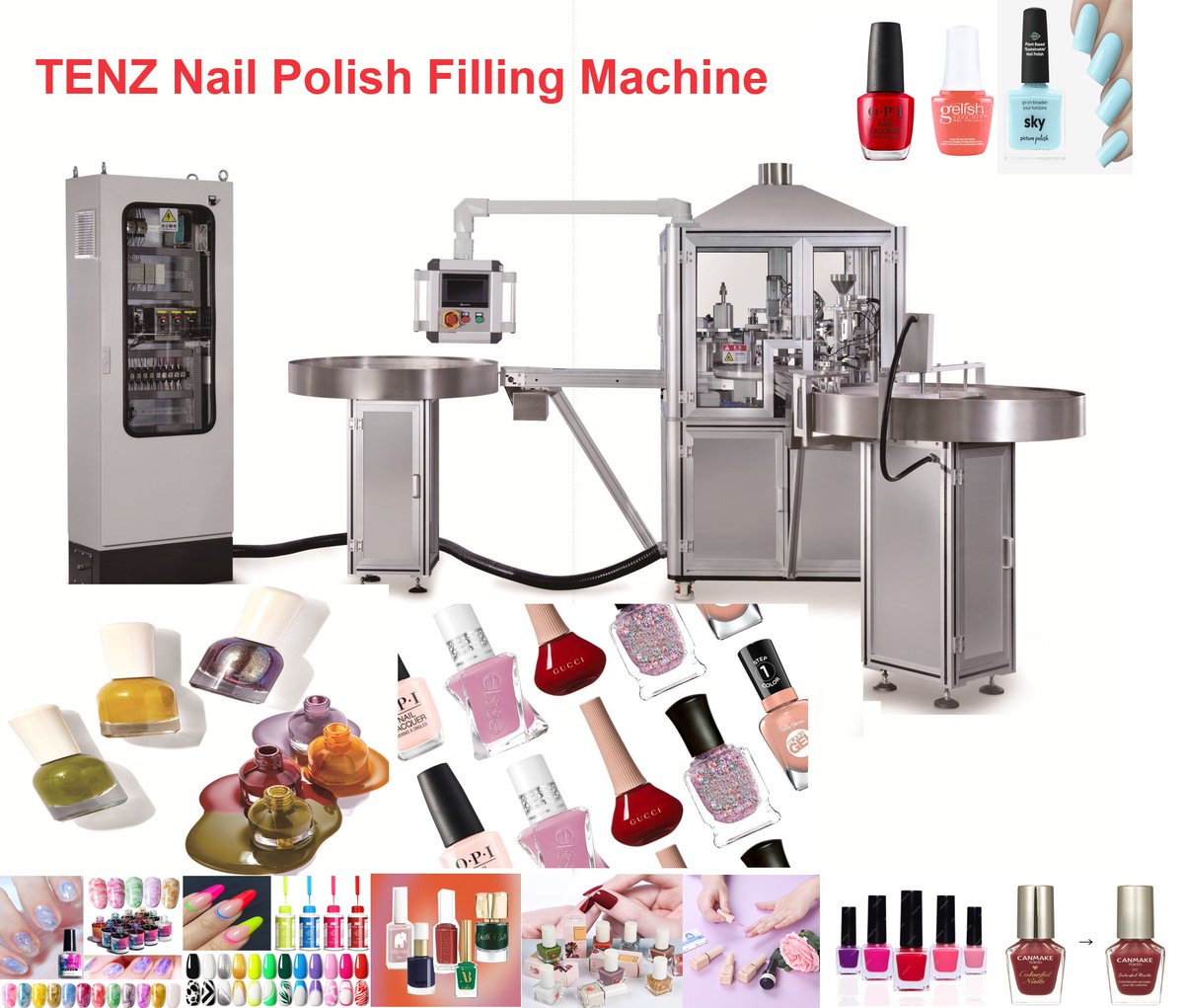 Revolutionize Your Nail Polish Manufacturing TENZ Fully Automatic Turntable Nail Polish Filling Machine Streamline Production with Unmatched Precision and Speed
#nailpolishfilling #cosmeticindustry #nailpolishremover #automationsolutions #beautyindustry #industrialmachinery
