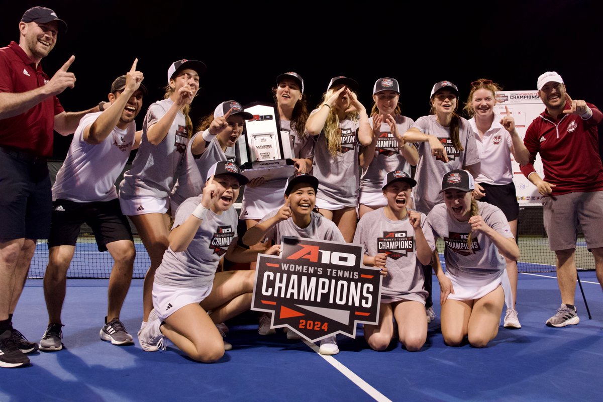 🏆 𝘾𝙃𝘼𝙈𝙋𝙄𝙊𝙉𝙎 🏆

Congrats @UMassTennis on a great run in the #A10WTEN CHAMPIONSHIP!