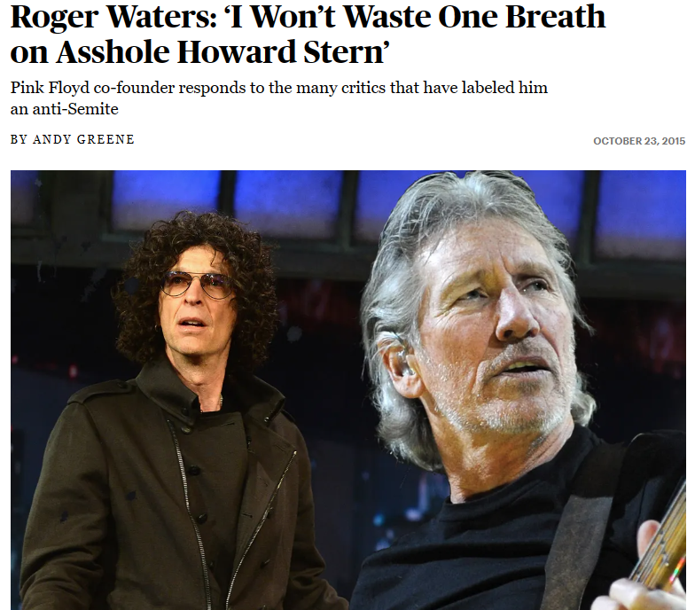 @TheTrumpest45 I feel the same as Roger Waters