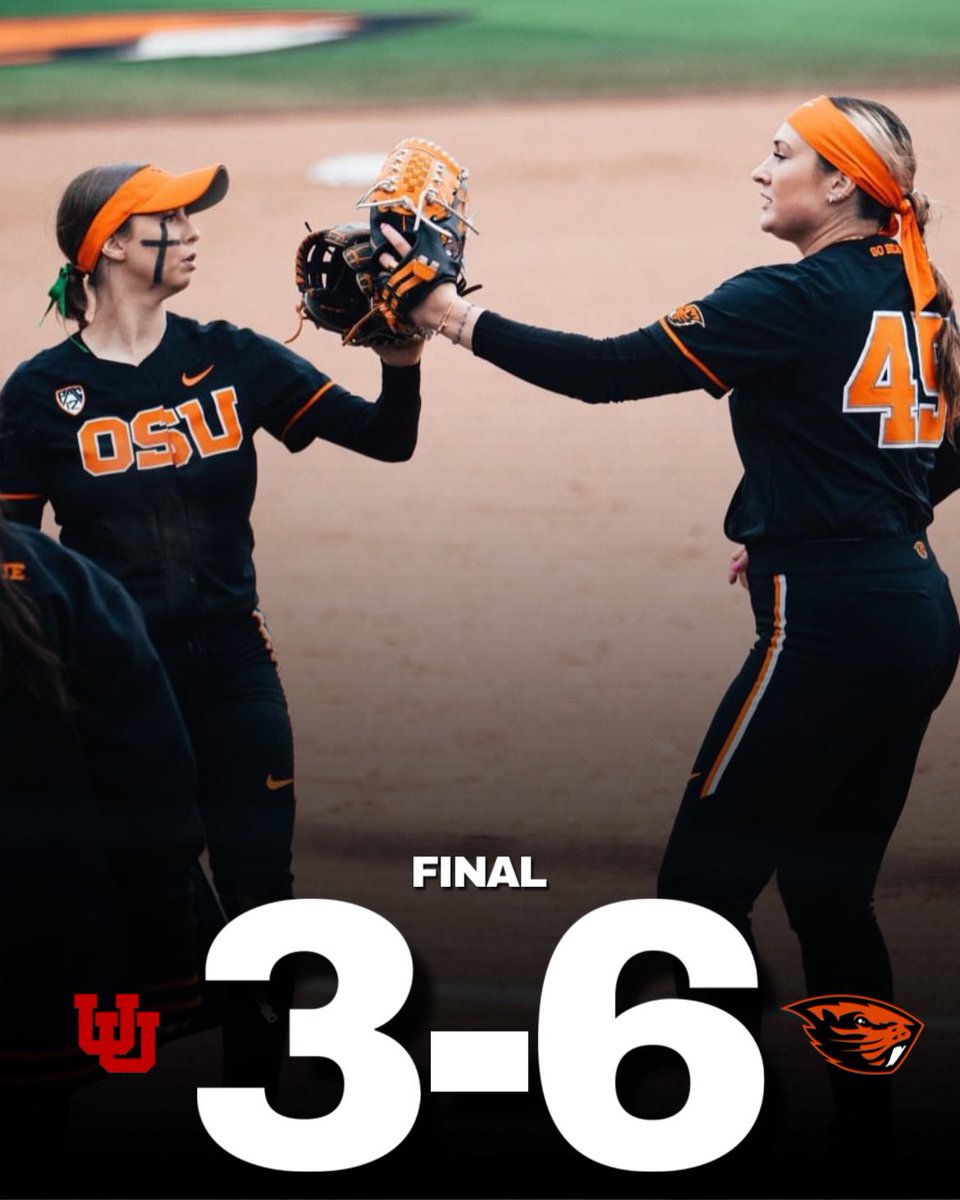 Softball win the series over Utah!! #GoBeavs #BTD