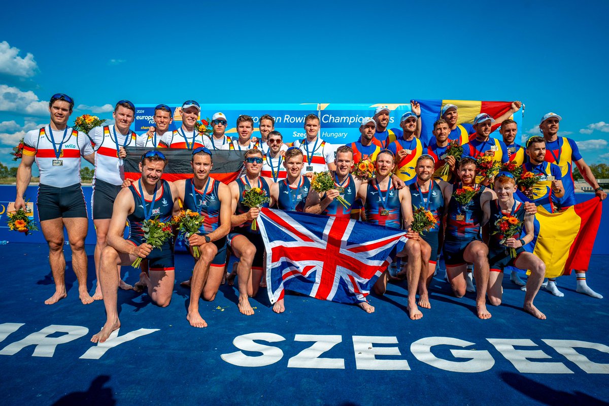 Missing last year’s final made this one really special. The British Men’s Eight are European champions for the fourth year in a row.
#ERCHSzeged #WorldRowing