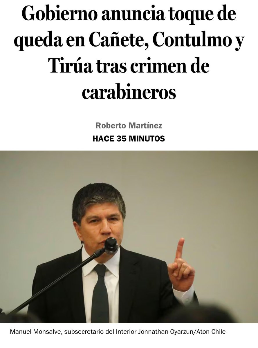 Mientras el gobierno siga en un mundo de fantasía la violencia terrorista será aún peor. Se necesita estado de sitio en toda la región de La Araucanía y Biobío y no en dos provincias. El gobierno tiene las manos manchadas con sangre…