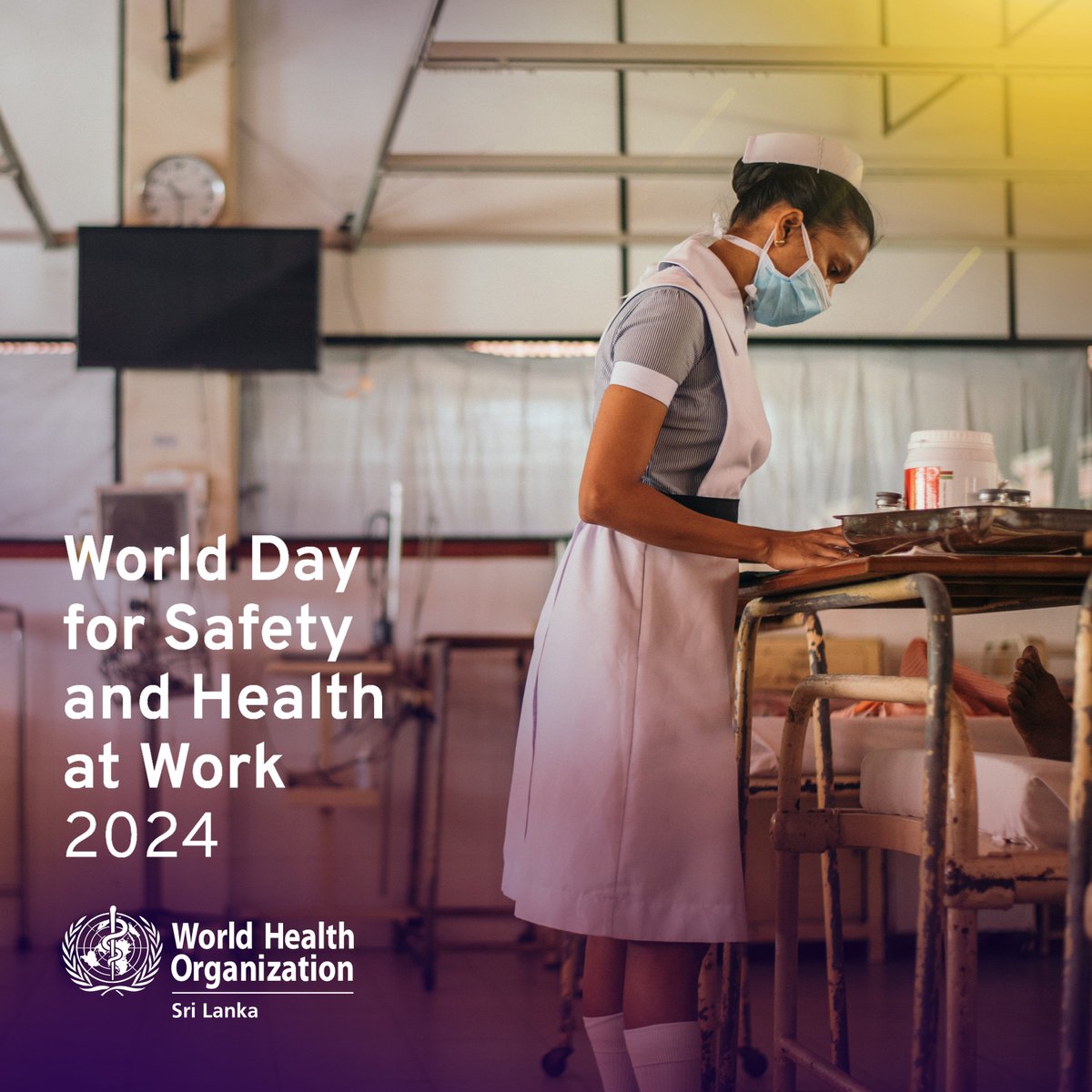 World Day for Safety and Health at Work 2024 Protecting the health and safety of workers in a changing climate now and beyond. We need to act fast #WorldWHSDay2024 #SafeDay2024 @WHOSEARO @ILOColombo @WHO