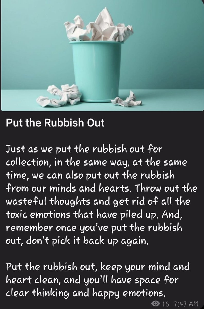 Put the Rubbish Out
#Rubbish #Collection #Mind #Heart #Throw #Wasteful #Thoughts #Toxic #Emotions #Piled #Keepclean #Space #Clear #Happy