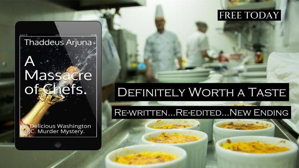 amazon.com/Massacre-Chefs…
A Delicious Murder Mystery!
🕵️‍♀️#FREE🍸#FREE👠#FREE🌶️
Can A Police Chief Save His Job by Romancing a Food Critic to Find the Killer of Chefs?
#authorlife 
#readingcommunity 
#BookBoost
#MurderHeWrote
#Foodies