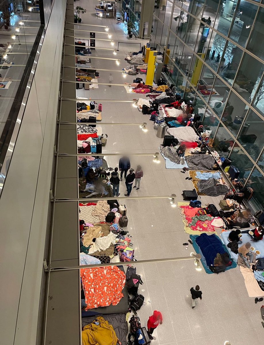 It’s Saturday and illegals are still living at Boston Logan airport. 

She spent $1B on emergency shelters to house illegals. Putting them in 4 star hotels and giving them $100 everyday of taxpayer dollars and still wants more money for this.

@MassGovernor it’s time to resign!!!