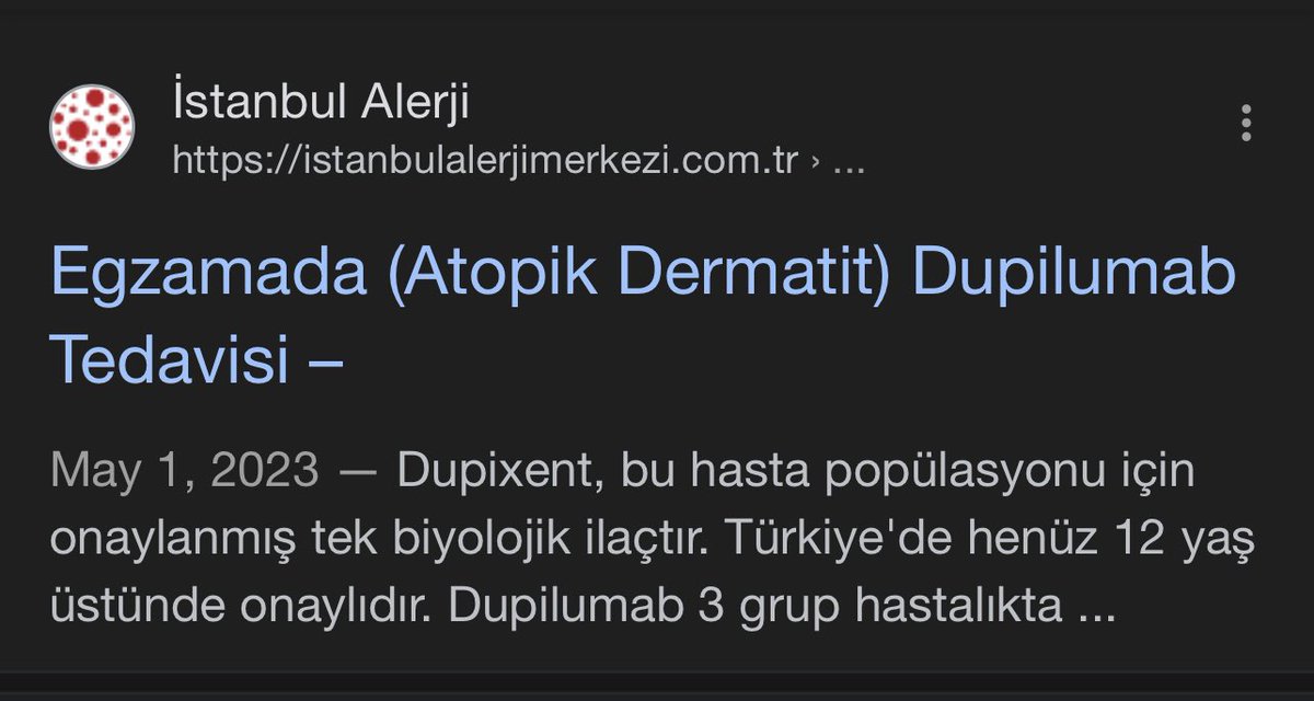 @herhafta1hisse Bizde 25 senedir ugrasiyoruz !!  Su ve beslenme yazdiginiz gibi cok tetikliyor . Sonunda Dupixent  adli  igne ile devam ediyoruz , zaten dr kontrolu / sigorta onayi vs gerekiyor . Ilac kullanim onaya tabii . Kolay Gelsin