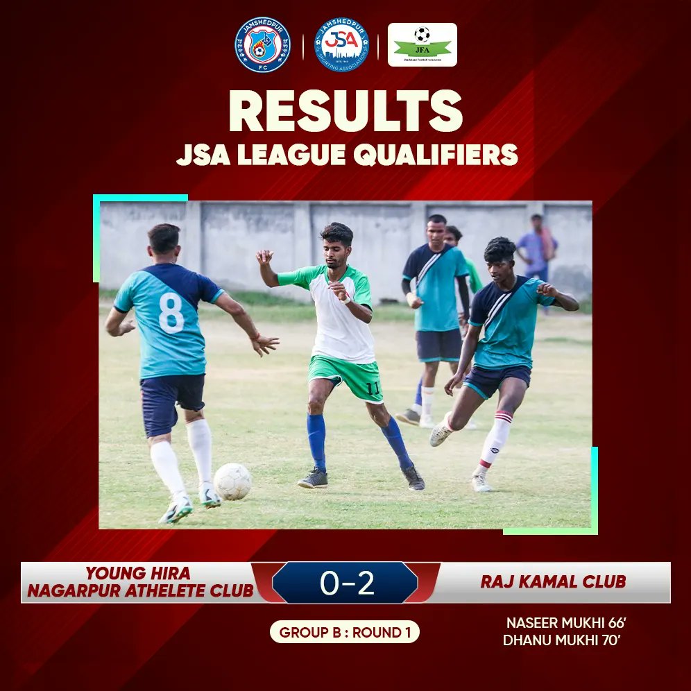 Hansda Star Jamshedpur dominates JSA Qualifiers, Raja Kamal Club Triumphs in Group B Clash.⚽🦾

#ApnaJSALeague #jsaleague2023 #jsaleague #JamKeKhelo #football #indianfootball