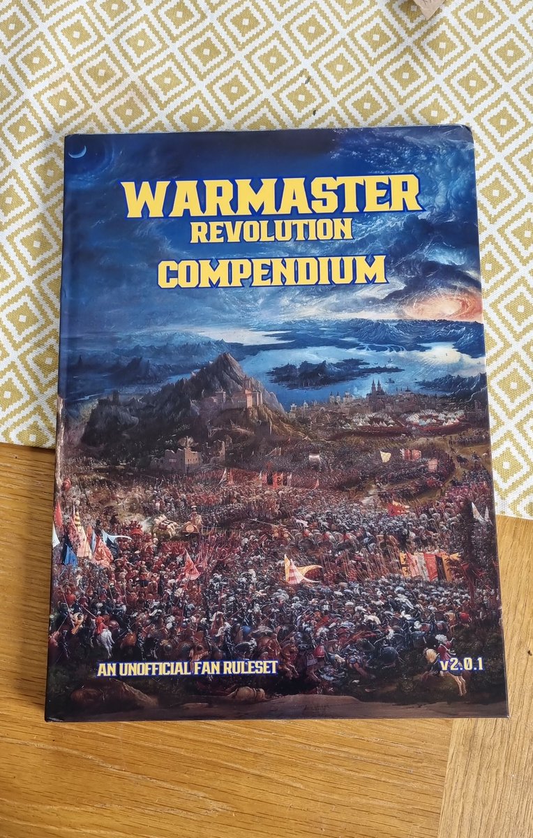 My hard copy of ##warmaster turned up this week so happy