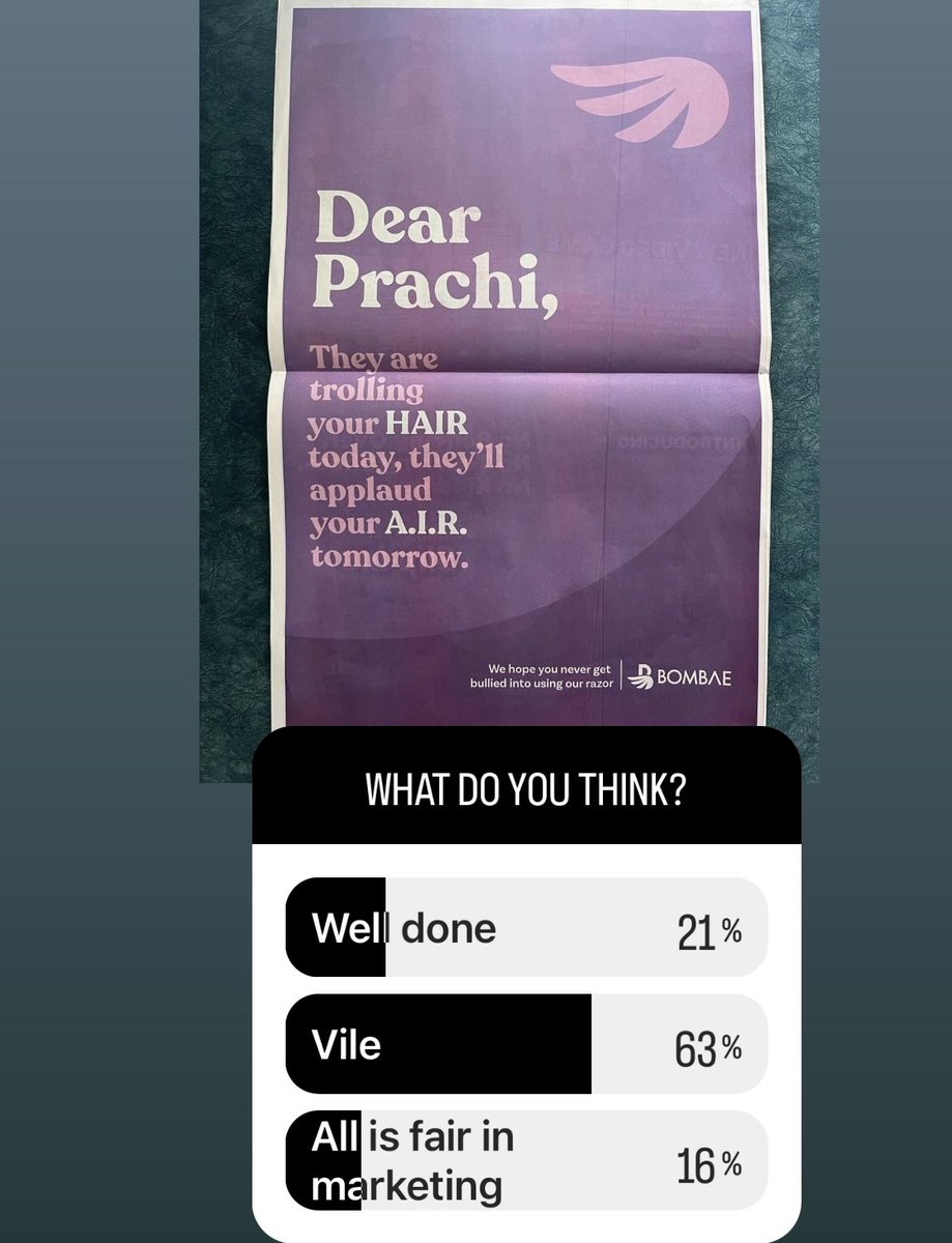 2500 + answered this Insta survey on our handle. The problem is so much bigger than one company