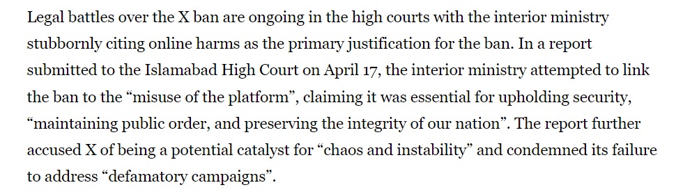Baning of X leads to misinformation and  effect public in multiple ways emotionally, financially, politically or religiously etc  so govt should address this issue ASAP
#xbaninpakistan 
#dawnnews