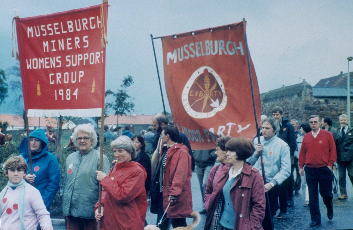 Musselburgh Miners Wives Support Group during #MinersStrike