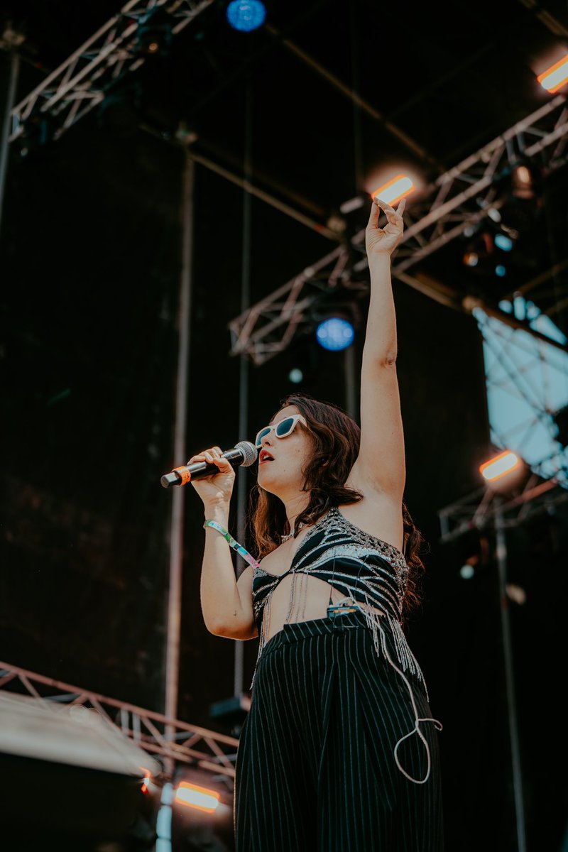 Ximena Sariñana el día de hoy en su presentación en la Ciudad de Querétaro ✨ 📸 luis_tierrafria