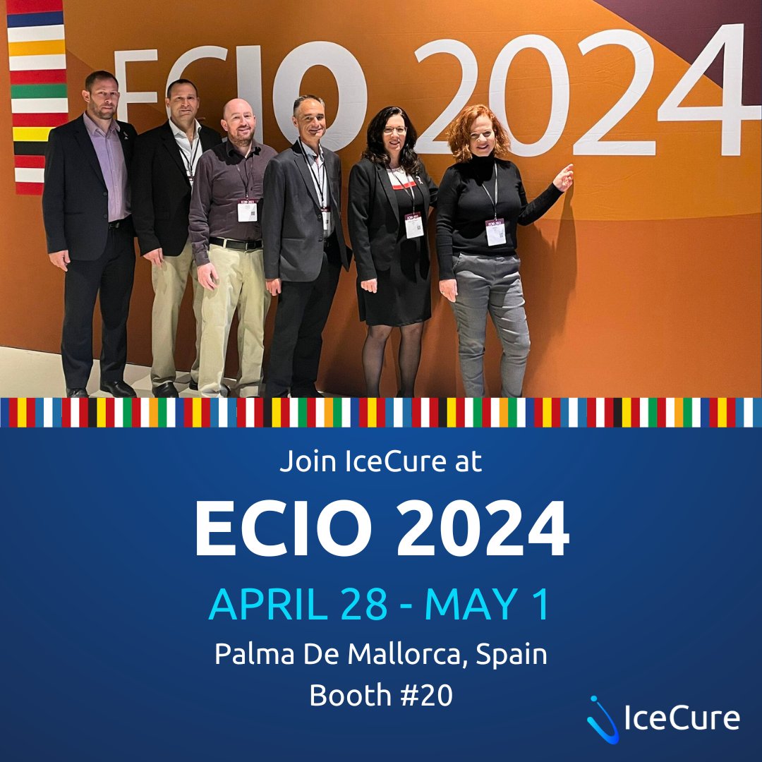 ¡Hola, España! 💃🇪🇸🌴 #ECIO2024 starts today and @IceCure_Medical is ready at booth #20! See live demos of our #ProSense #Cryoablation System and learn about our liquid nitrogen-based system for your #inteventionaloncology practice. @eciocongress