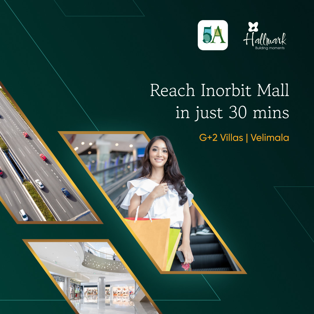 Get to one of the city's best malls in less than 30 minutes from your home at Hallmark 5A! 

#HallmarkBuilders #Hallmark5A #LuxuryVilla #Velimala