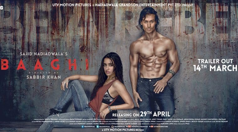 My favourite film Baaghi❤️❤️
#tigershroff 
#shraddhakapoor 

@ShraddhaKapoor ❤️