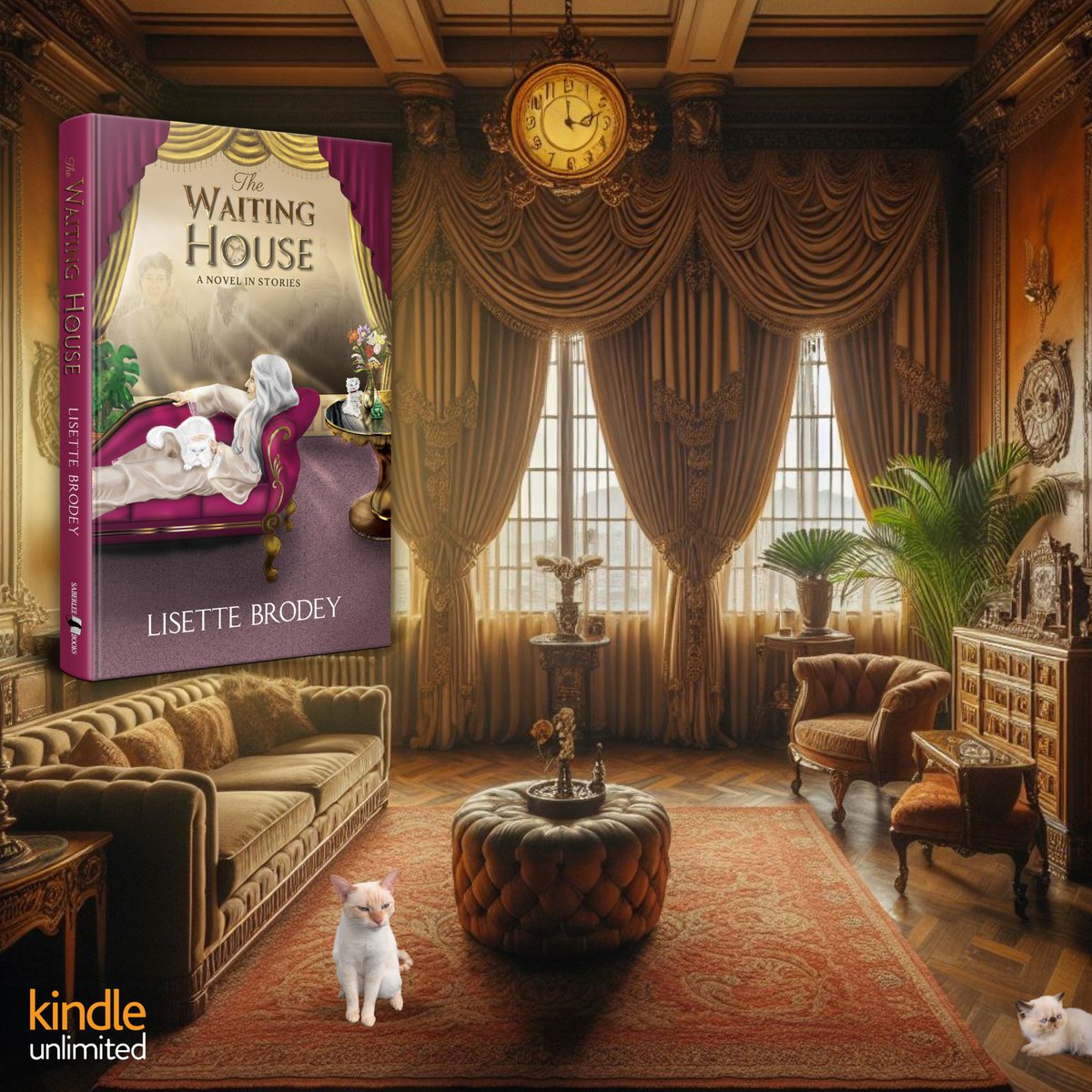 THE WAITING HOUSE: A Novel in Stories 🚪🗝 Gracie unwittingly takes revenge on her cruel mother 💥 Dell makes a stunning revelation when he hires a psychic Fiona lives in the shadow of her late movie-star mother ⭐️ mybook.to/WaitingHouse #LitFic 📕 #KU