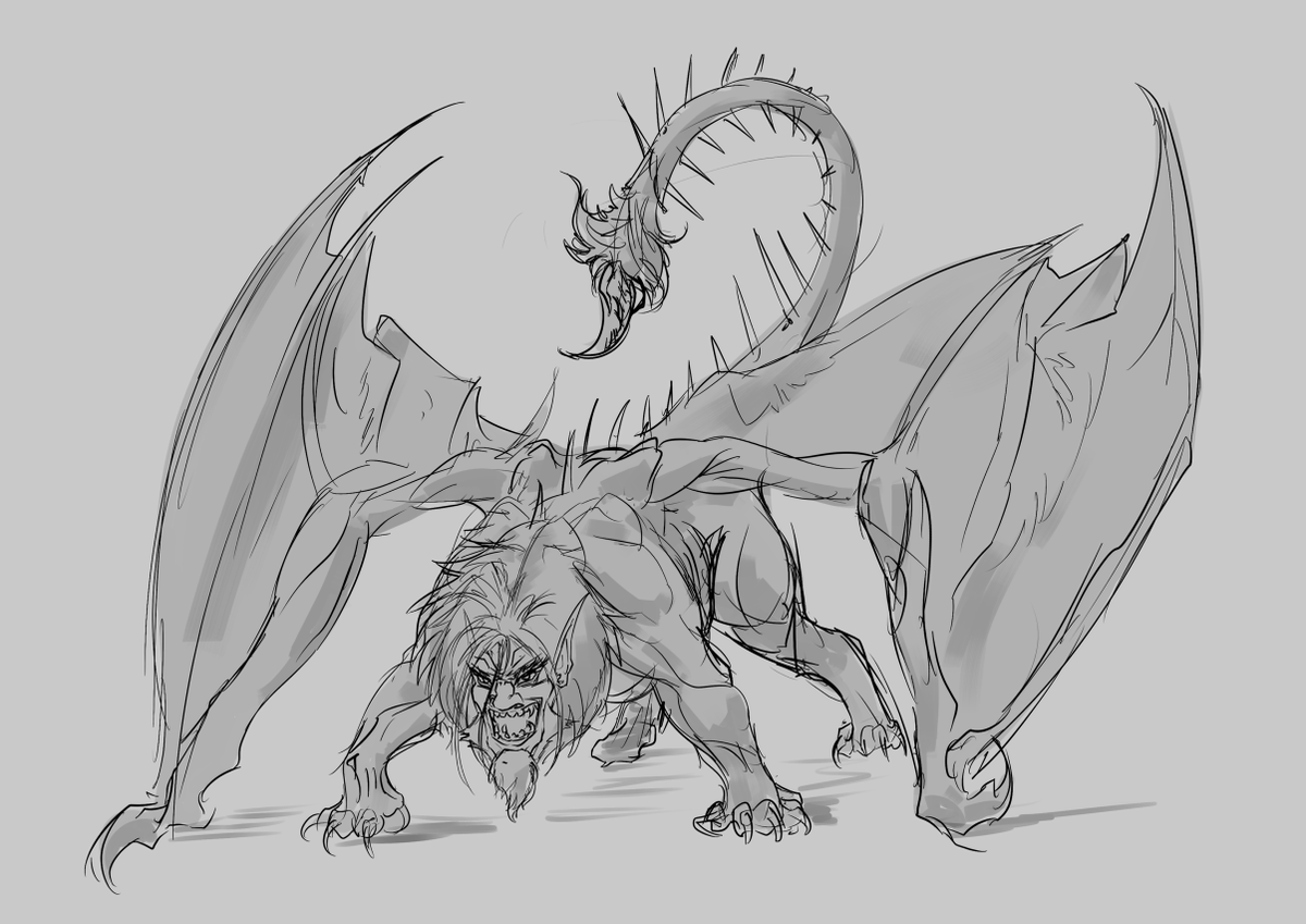 Manticore doodle