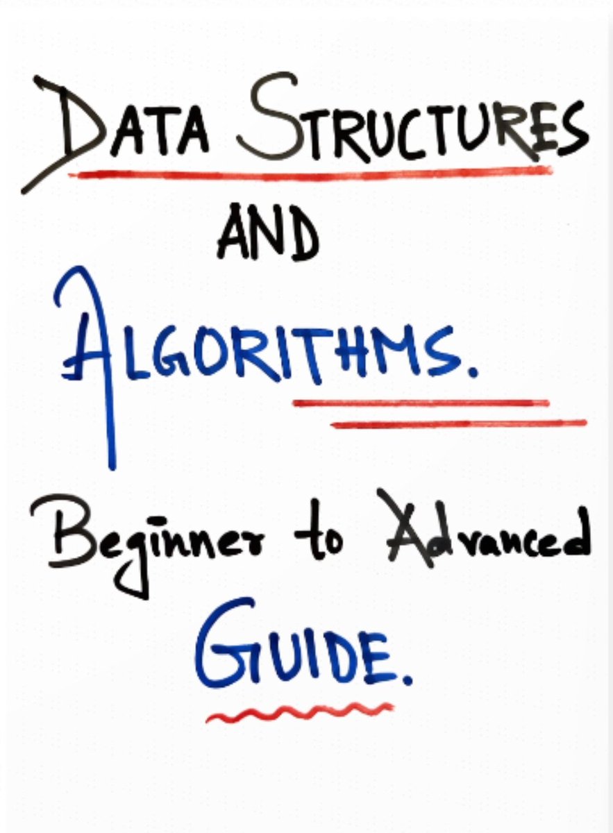 Data Structures And Algorithms 👾 Beginner to Advanced Guide 🔥 Simply 👇 1 . Follow [So I Can Dm You] 2. comment [Data] 3. Repost Note..[Only For first 10 DM ✨] #SQL #DataScience #course