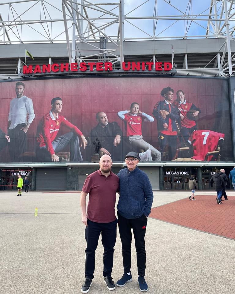 It’s the first birthday of the legendary @tomclare2 since he passed. I remain grateful for his friendship, for his guidance, for looking out for me. He was a monumental presence in the Manchester United supporter world, and just a great man to know.