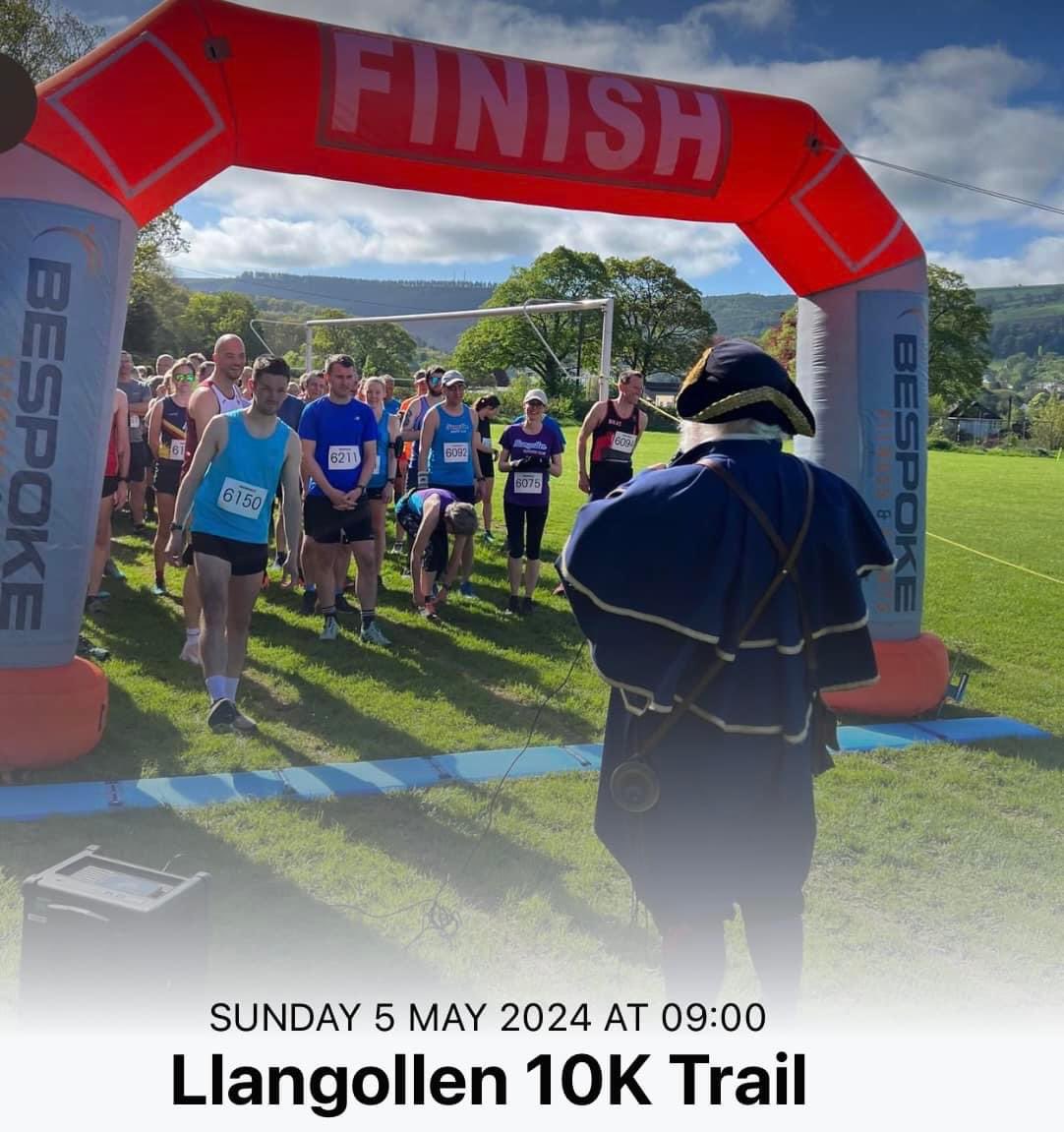 Llangollen 10K 🏃 and Kids 1 Mile Fun Run Llangollen 10K Trail 🗓️ May 5th Sign up bespokefitnessandevents.co.uk