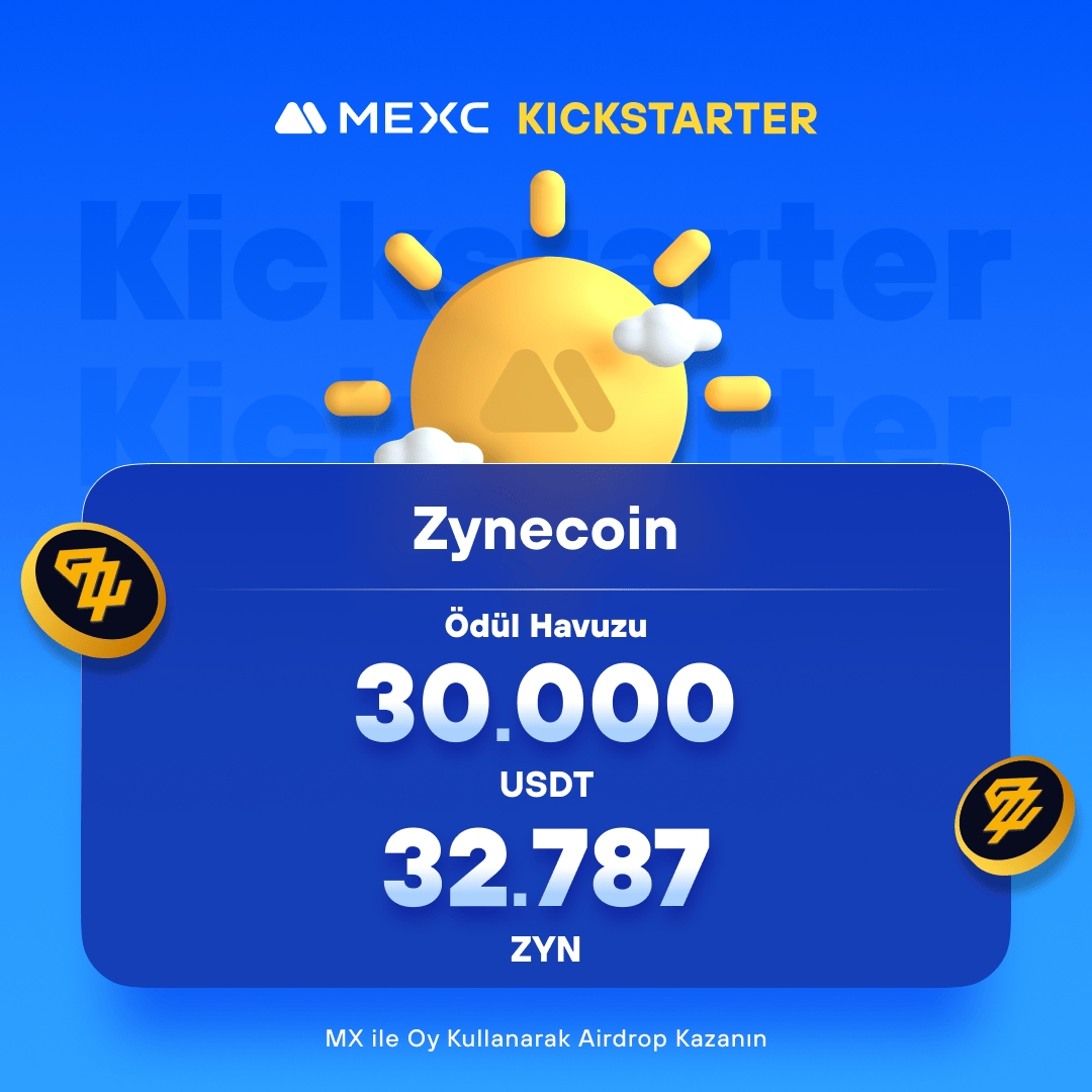 🚀 #MEXCKickstarter - @wethio_project $ZYN Projesi için Oy Kullanın, 32.787 $ZYN ve 30.000 $USDT Airdrop Kazanın! 🗳️ Oylama Tarihi: 28 Nisan 2024 10.00 - 29 Nisan 2024 09.50 📌 Ayrıntılar: mexctr.info/49WTaCt #MEXCTürkiye #MXToken #MX #BTC