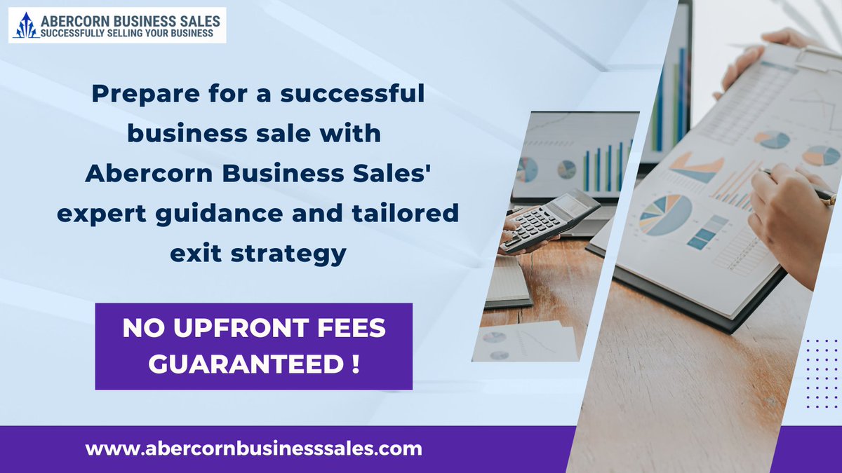 Prepare for a successful business sale with Abercorn Business Sales' expert guidance and tailored exit strategy.

Link: bit.ly/3wiCmW7

#BusinessesForSale #BuyingBusiness #SellaBusiness #FreeBusinessValuation #NoUpFront #BusinessBrokersUK #SellingYourBusiness