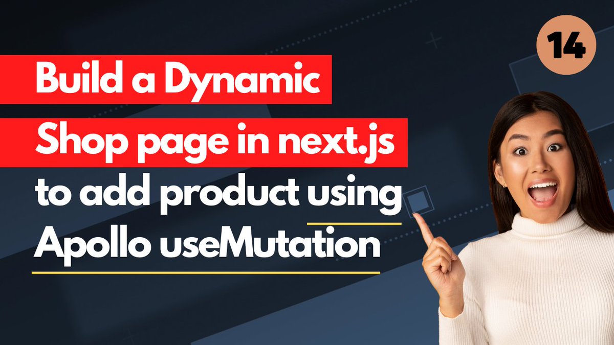 skillbakery's tweet image. 🛒 Dive into dynamic web development! Learn how to build a dynamic shop page in Next.js to add products using Apollo&apos;s useMutation hook. Enhance your skills and create amazing user experiences! 💻✨

Watch now: [youtu.be/-UWsoSpuCeQ]

#WebDevelopment #NextJS #ApolloGraphQL