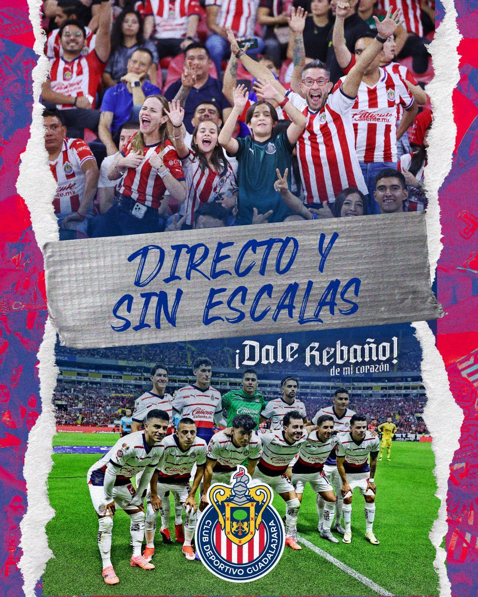 🔴⚪️ EL GUADALAJARA ESTÁ EN CUARTOS DE FINAL ⚪️🔴

¡Juntos y paso a paso con el mismo objetivo en mente! 🤜🤛

#DaleRebaño 🐐