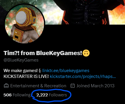 I'm a big fan of the number 2, so I'm glad I was able to catch this. Thanks for joining me on this game dev journey, everyone!