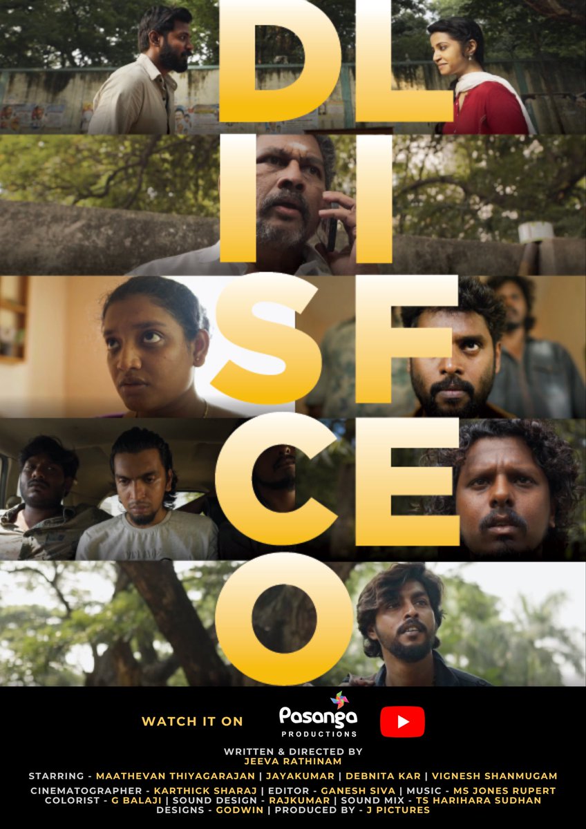 ✨Delighted to share the #DiscoLife, an engaging short film directed by @jeeva_01_08. Sending my best wishes to the team! Please do check it out and enjoy! youtu.be/v9P6sosJC1M?si… #Discolife @pasangaprodns @Jeeva_01_08 @KarthickSharaj @thecutsmaker @MSJonesRupert @_gbalaji