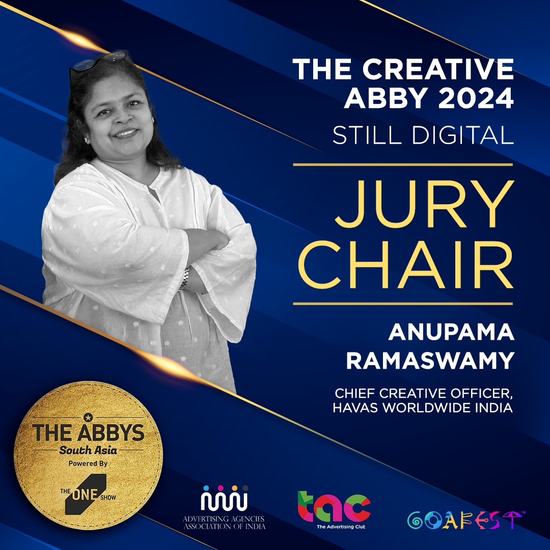 Prepare to be inspired by digital excellence! Join us in welcoming Anupama Ramaswamy, the innovative Chief Creative Officer of Havas Worldwide India, whose pioneering spirit will set new standards of creativity in still digital media at the 2024 ABBY Awards!