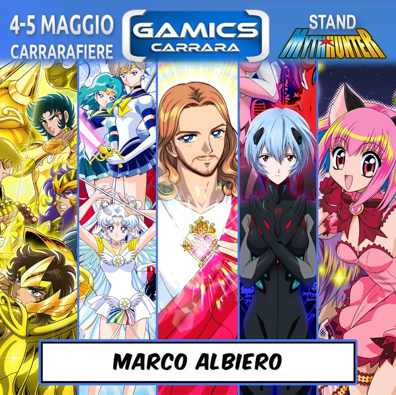 Chi mi viene a trovare al @gamics_carrara il 4 e 5 maggio? Mi trovate allo stand di @mythhunter2017 a tema #SaintSeiya! #marcoalbiero #albieromarco #marcoalbieroart #icavalieridellozodiaco #sailormoon #聖闘士星矢 #Tokyomewmew #neogenesisevangelion #manga #anime #kirisutosama